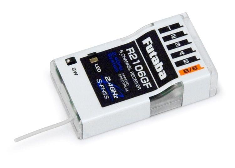 Récepteur R2106GF 6 voies HV Micro S-FHSS - Breizh Modélisme.