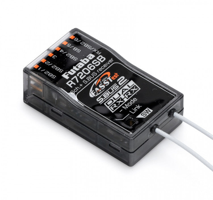 Récepteur R7206SB 6 voies S.BUS2 FASSTest Futaba - Breizh Modélisme.