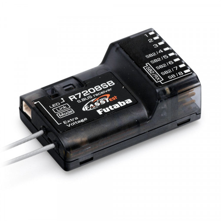 Récepteur R7208SB 8 voies S.BUS2 FASSTest Futaba - Breizh Modélisme.