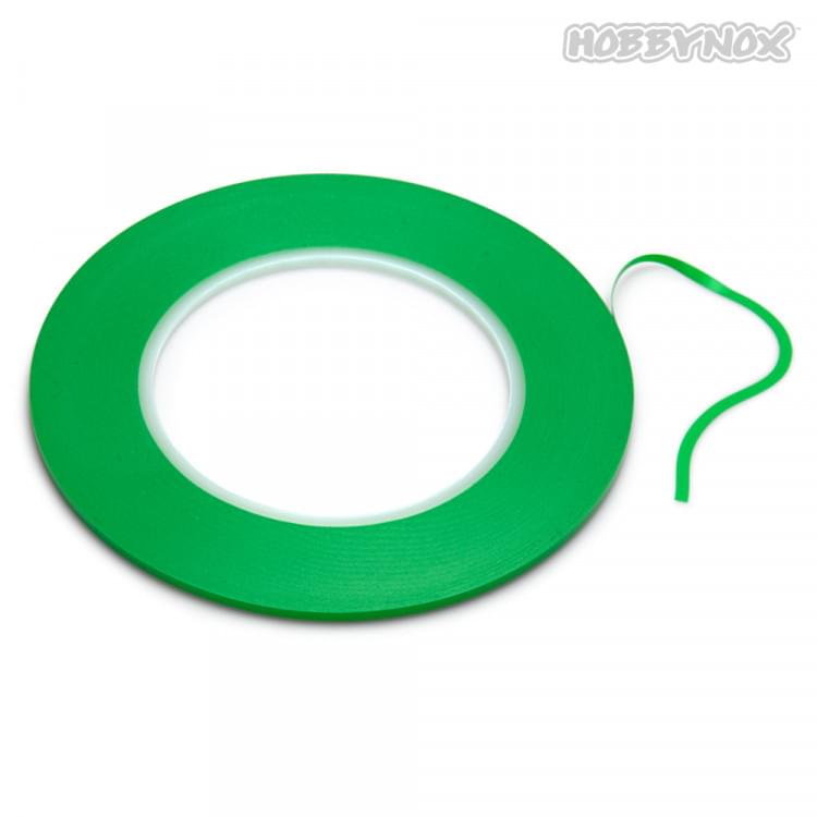 Ruban adhésif fineline vert souple Hobbynox 1.5mm x 55m - Breizh Modélisme.