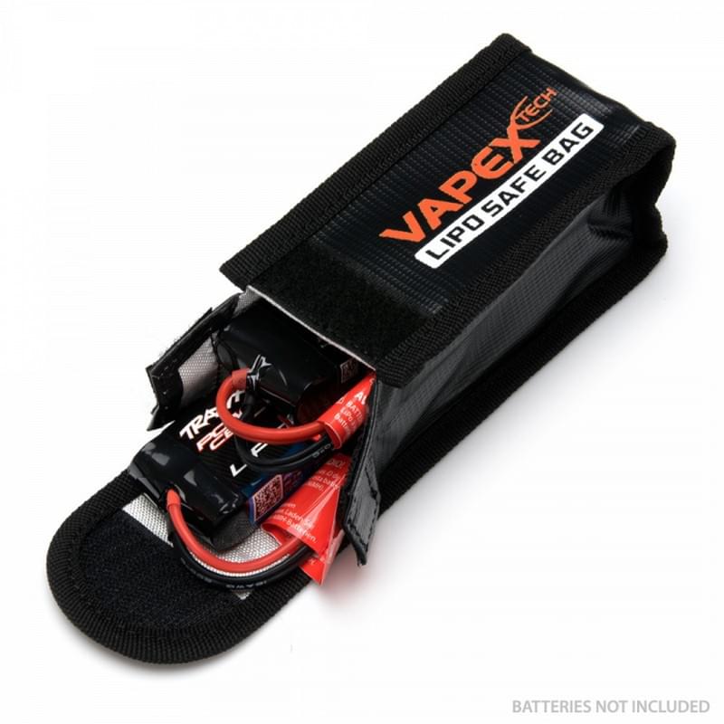 Sac de charge pour Batterie Lipo - 125x64x50mm - Safe lipo bag - Breizh Modélisme.