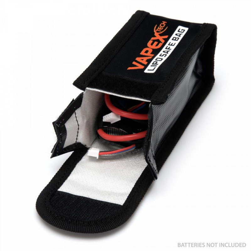 Sac de charge pour Batterie Lipo - 125x64x50mm - Safe lipo bag - Breizh Modélisme.