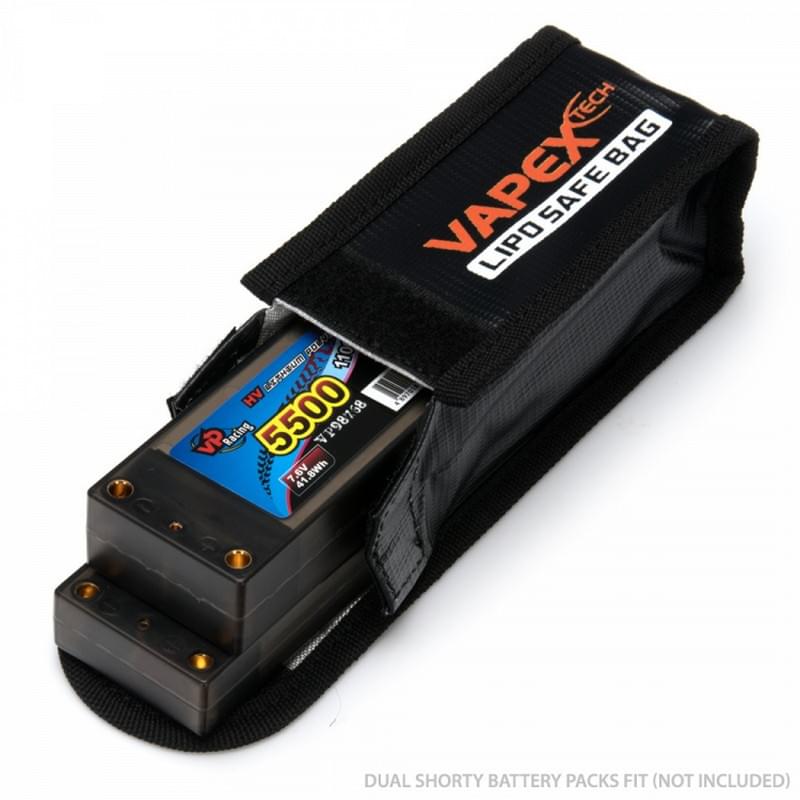 Sac de charge pour Batterie Lipo - 125x64x50mm - Safe lipo bag - Breizh Modélisme.
