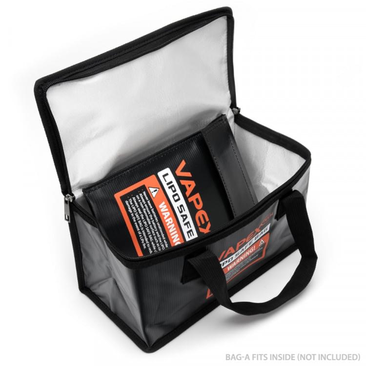 Sac de charge pour Batterie Lipo - 260x130x150mm - Safe lipo bag - Breizh Modélisme.