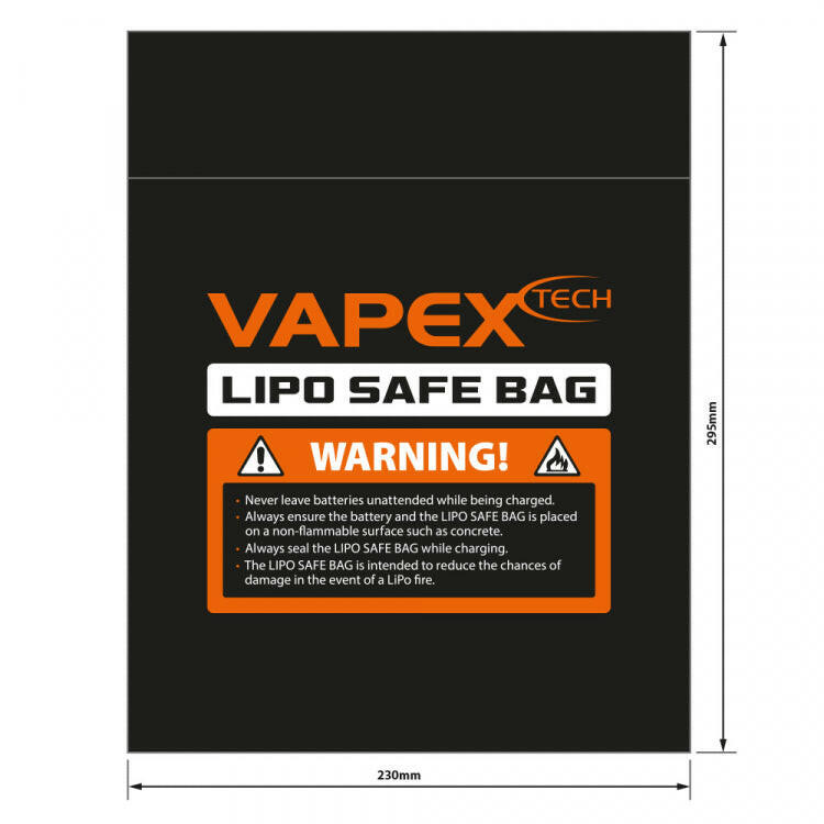 Sac de Protection pour Batterie Lipo 23 x 30 cm Lipo Safe bag - Breizh Modélisme.