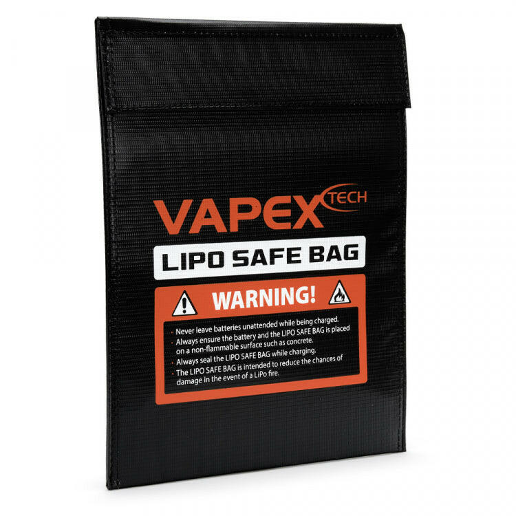 Lot De 3 Sacs De Sécurité LiPo Ignifuges - Protection Batterie Anti-Explosion 185x75x60mm