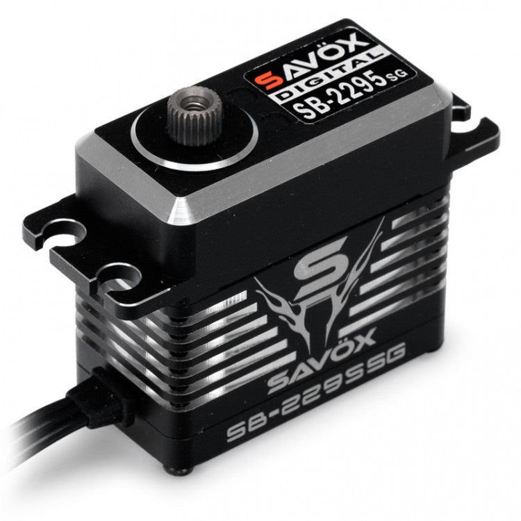 Savox Servo SB-2295SG Black Edition" 32Kg 0,06s 8.4V Métal" - Breizh Modélisme.