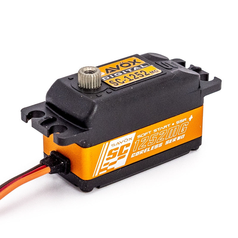 Servo Low Profile Savox SC-1252MG+ Digital 7kg-0.07S - Breizh Modélisme.