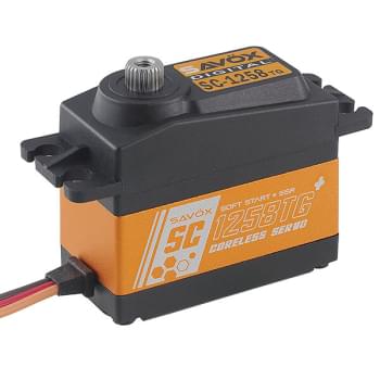 Servo standard Savox SC-1258TG+ titane Digital 12kg 0.08s - Breizh Modélisme.