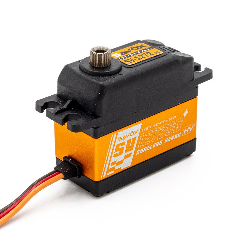 Servo Standard Savox SV-1272SG+ 7.4V Digital 35kg 0.10s titane - Breizh Modélisme.