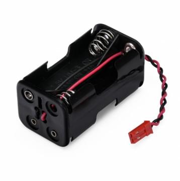 Support de pile RX 4 cellules avec BEC - EBA0634 - Breizh Modélisme.