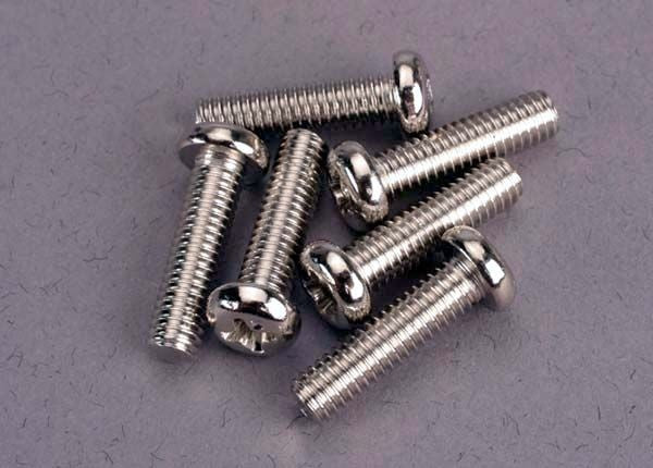 Vis M4x15mm Tête Ronde (6) - Traxxas 2573 - Breizh Modélisme.