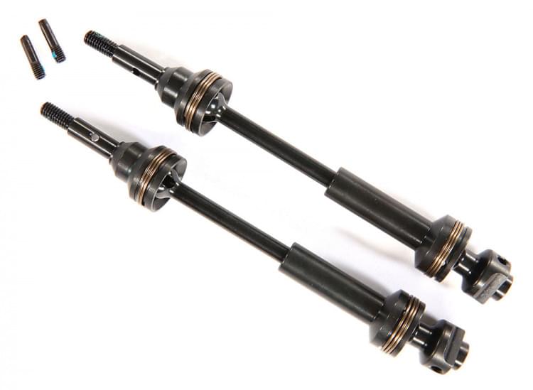 2 Arbres de transmission CV Extreme en acier - Avant - Traxxas 9051X - Breizh Modélisme.
