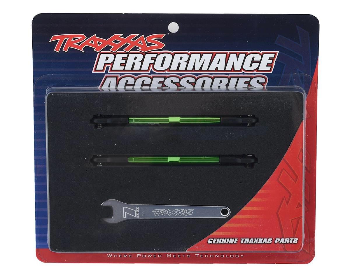 2 Biellettes Alu Avant / Arrière Rustler 4X4 - Traxxas 6742G - Breizh Modélisme.