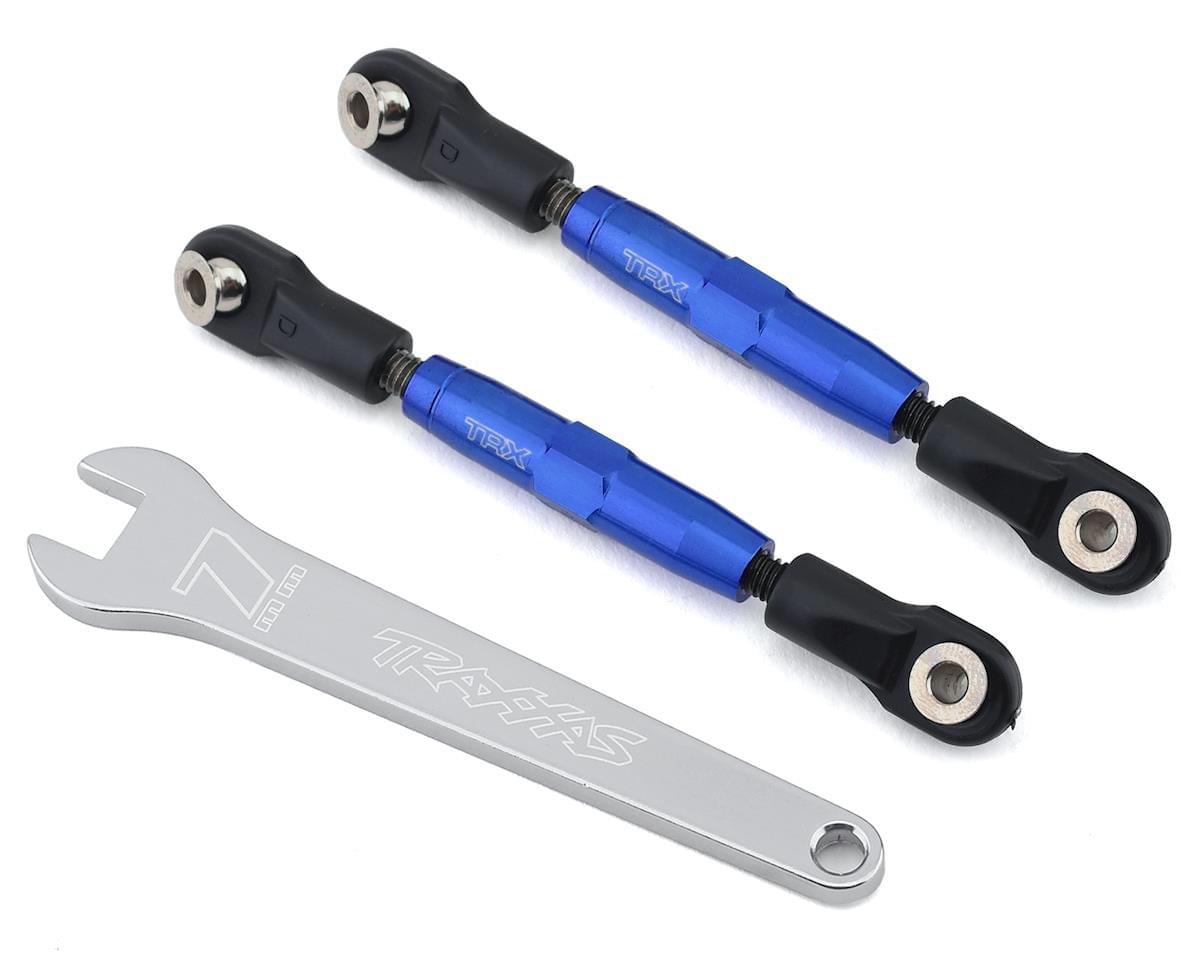 2 Biellettes Aluminium 73mm Arrière - Traxxas 3644X - Breizh Modélisme.