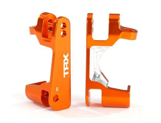 2 Etriers de fusées alu anodisés orange G et D- Traxxas 6832A - Breizh Modélisme.