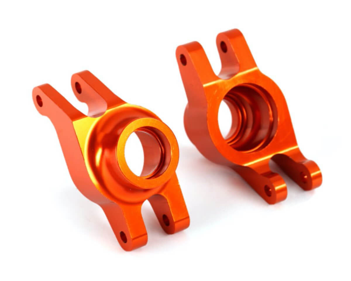2 Fusées arrières Gauche / Droite Alu anodisés Orange pour MAXX - Traxxas 8952A - Breizh Modélisme.