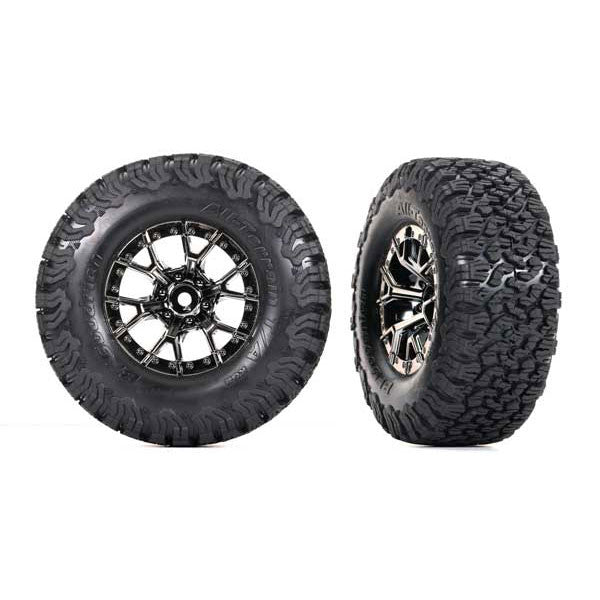 2 Roues avant BFGoodrich Traxxas Raptor F150 R 10187-BLKCR - Breizh Modélisme.