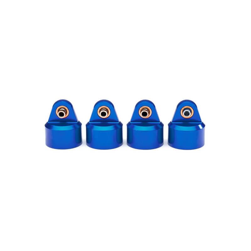 4 Bouchons pour Amortisseurs Alu Bleu GT-Maxx - Traxxas 8964X - Breizh Modélisme.
