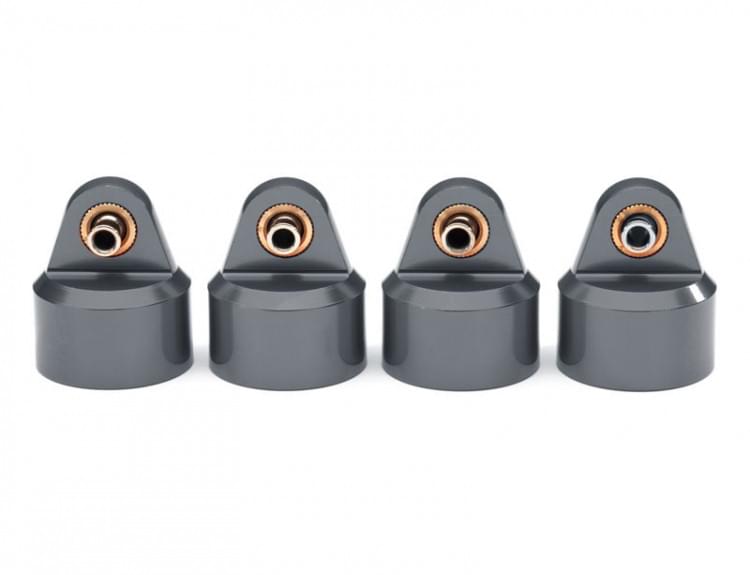 4 Bouchons pour Amortisseurs Alu gris GT-Maxx - Traxxas 8964-GRAY - Breizh Modélisme.