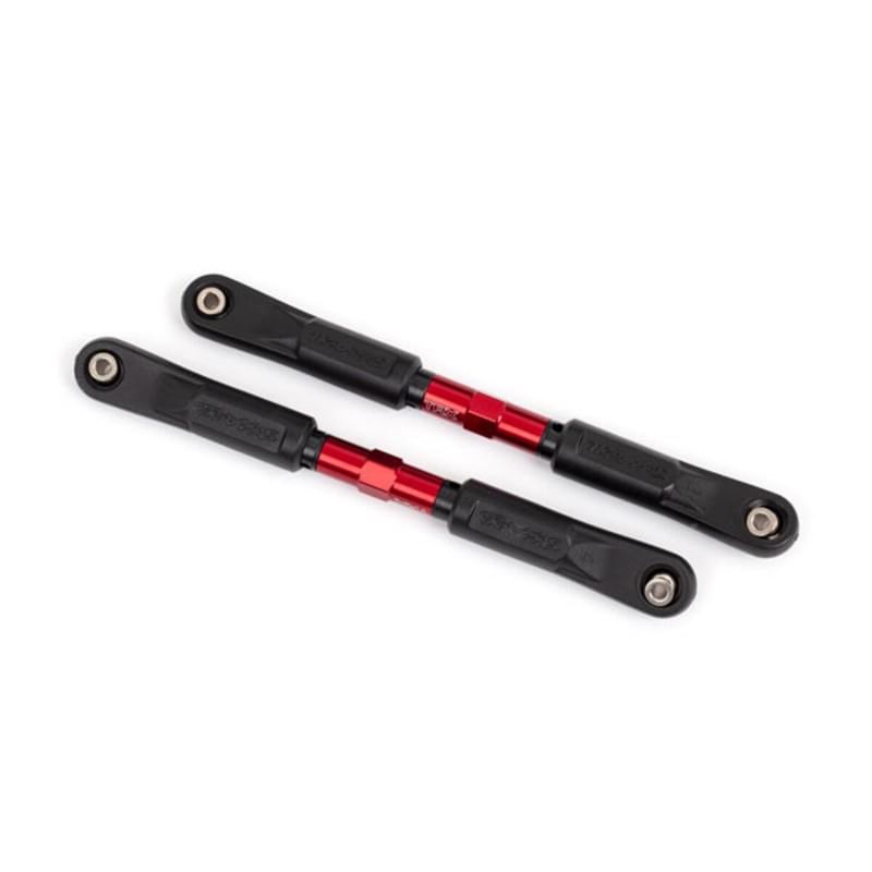 Biellette de carrossage avant Alu anodisé rouge (x2) - Traxxas 9547R - Breizh Modélisme.