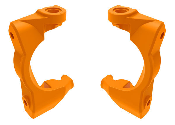 Blocs de roulettes orange (paire) Mini Maxx - Traxxas 10732-ORNG - Breizh Modélisme.