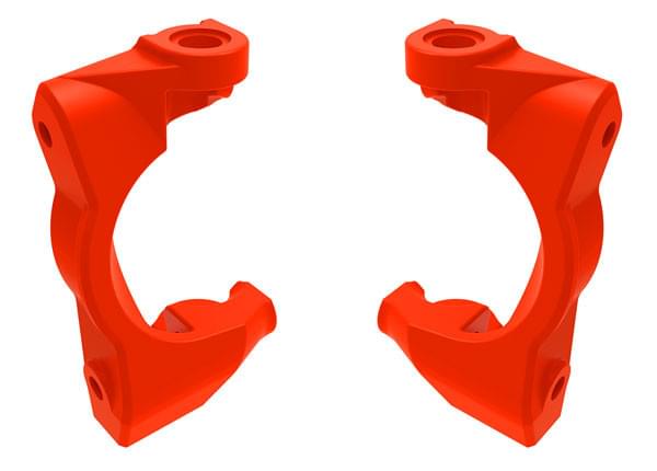 Blocs de roulettes rouges (paire) Mini Maxx - Traxxas 10732-RED - Breizh Modélisme.