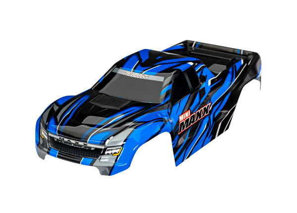 Carrosserie bleu Mini Maxx - Traxxas 10711-BLUE - Breizh Modélisme.