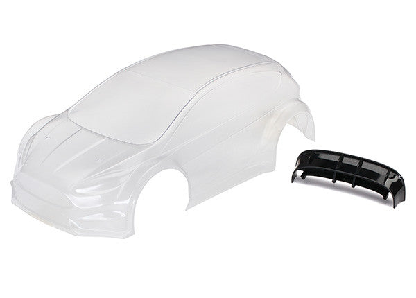Carrosserie Ford Fiesta ST Rally transparente - Traxxas 7412 - Breizh Modélisme.