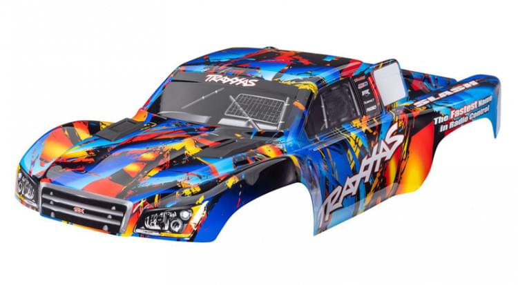 Carrosserie Slash 4x4 Rock n'Roll (pour montage sans clip) - Traxxas 5848-RNR - Breizh Modélisme.