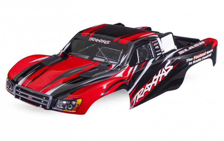 Carrosserie Slash 4x4 Rouge - Traxxas 5855-RED - Breizh Modélisme.