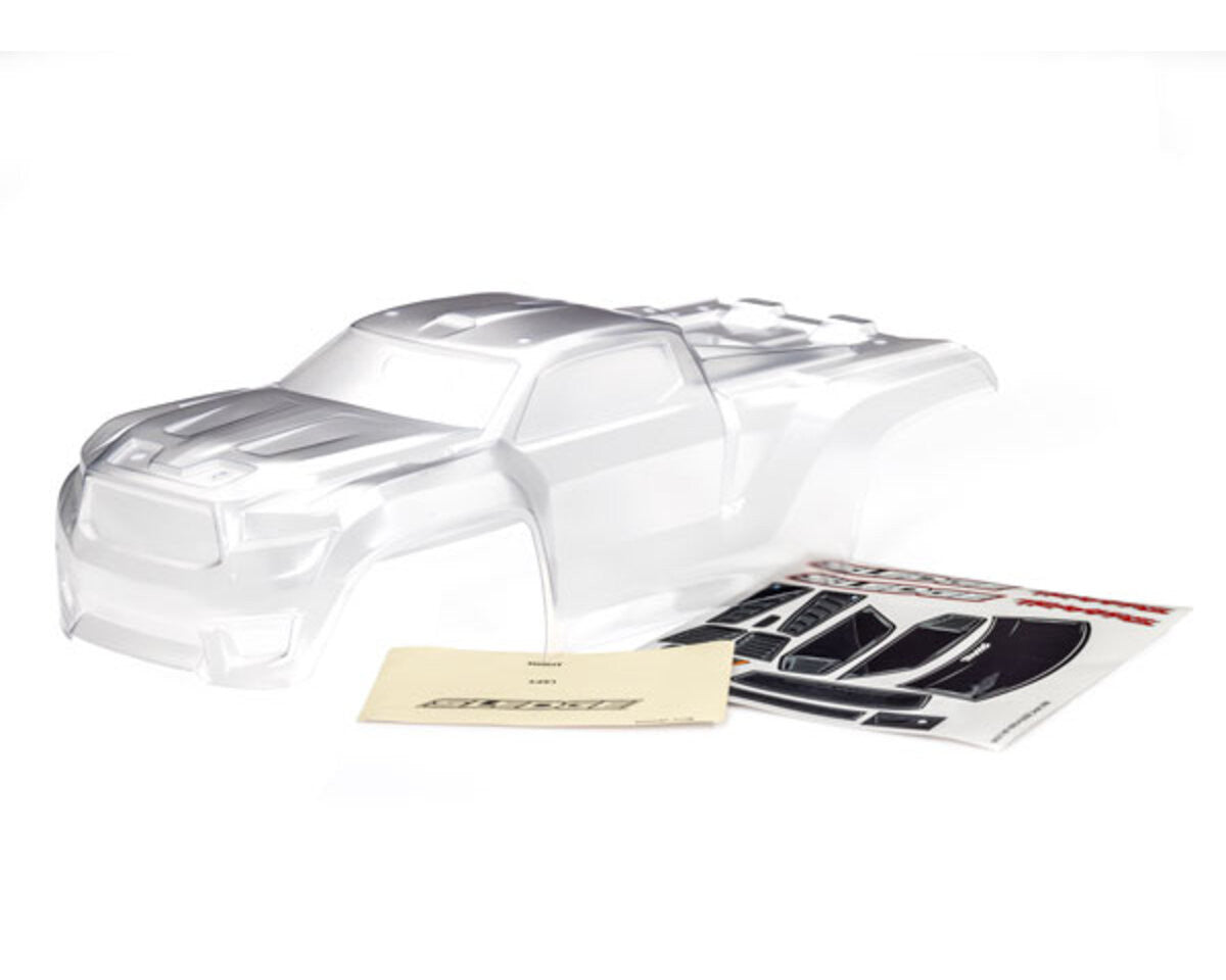 Carrosserie transparente sledge + autocollants sledge Traxxas 9511 - Breizh Modélisme.