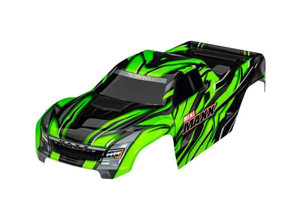 Carrosserie verte Mini Maxx - Traxxas 10711-GRN - Breizh Modélisme.