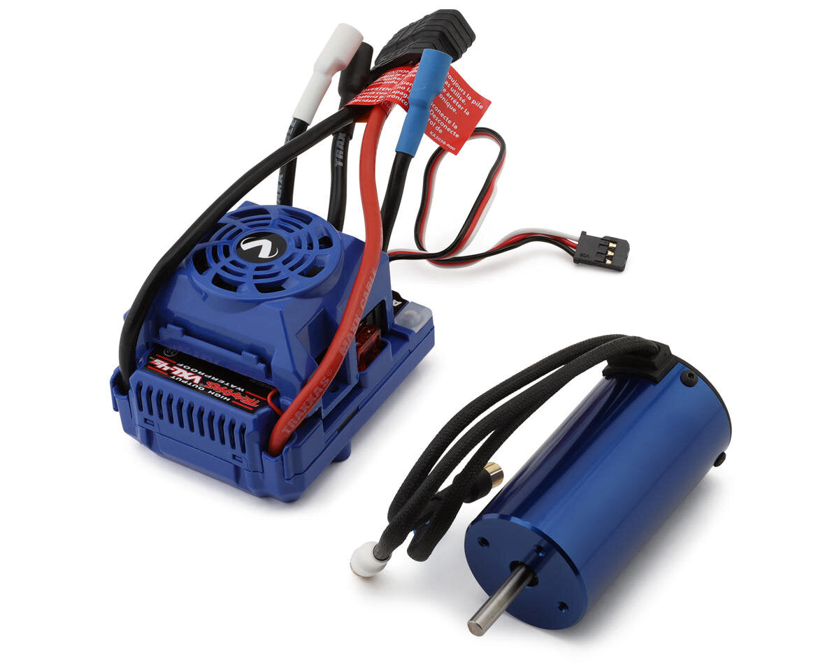 Combo variateur Velineon VXL-4s BL et moteur 540XL 2400 kV (70 mm) - Traxxas 3466 - Breizh Modélisme.