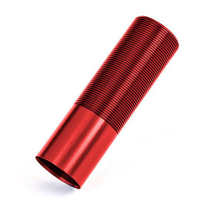 Corps D'amortisseur Moyen Gtx Anodise Rouge (X1) Traxxas 7866R - Breizh Modélisme.