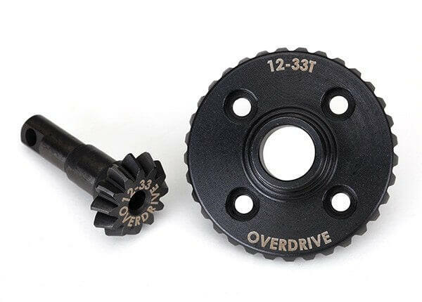 Couple Conique 12/33Dts Overdrive - Traxxas 8287 - Breizh Modélisme.