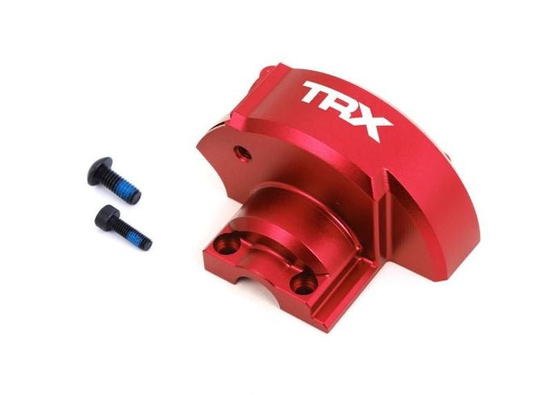Couvercle de transmission anodisé rouge Traxxas 10287 - Breizh Modélisme.