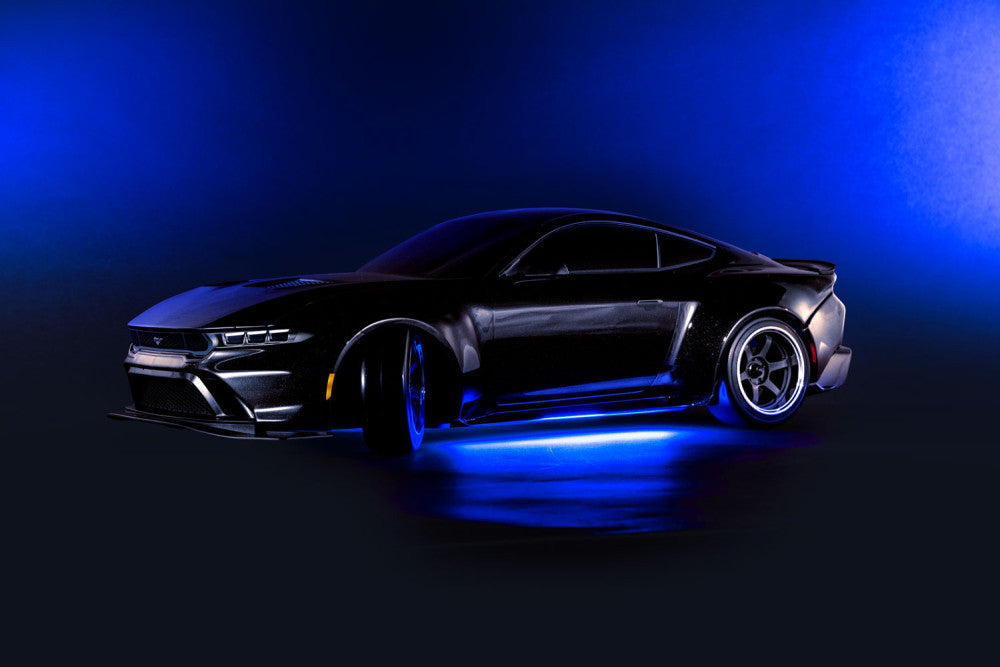 Kit d'éclairage LED pour bas de caisse bleu 4-Tec - Traxxas 10590-BLUE - Breizh Modélisme.