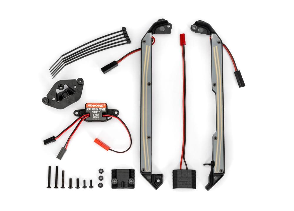 Kit d'éclairage LED pour bas de caisse bleu 4-Tec - Traxxas 10590-BLUE - Breizh Modélisme.
