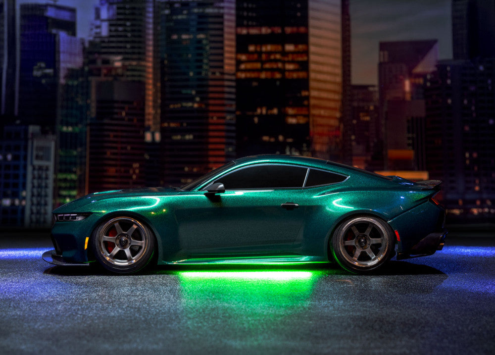 Kit d'éclairage LED pour bas de caisse vert 4-Tec - Traxxas 10590-GRN - Breizh Modélisme.