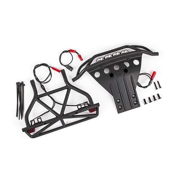 Kit de feux LED complet avec pare-chocs AV/AR pour Slash 4WD - Traxxas 6894 - Breizh Modélisme.
