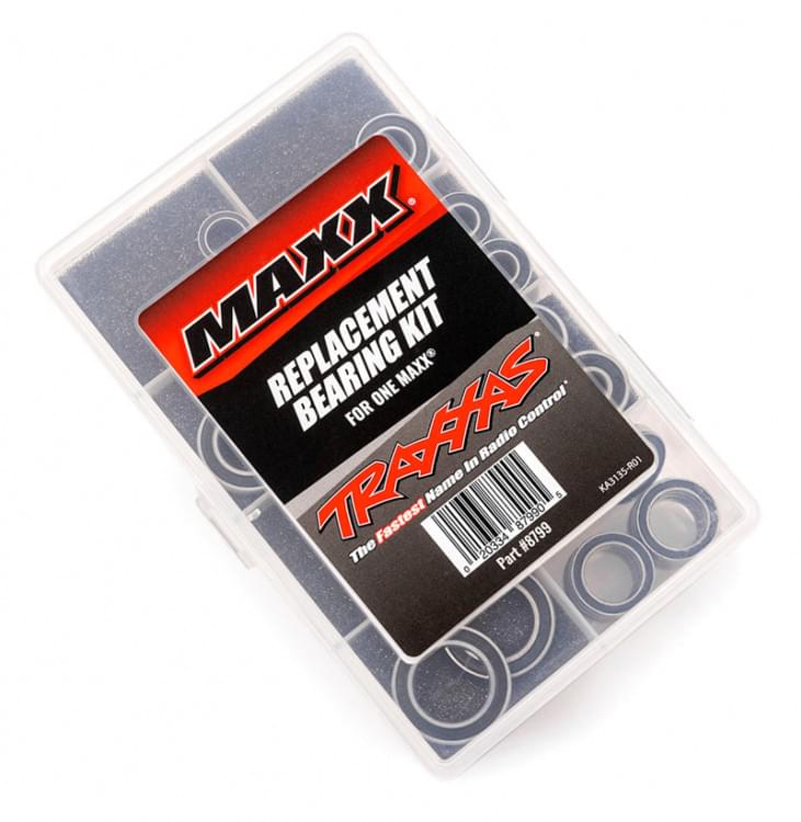 Kit de roulements complet acier inoxydable Traxxas Maxx / Wide Maxx 8799 - Breizh Modélisme.