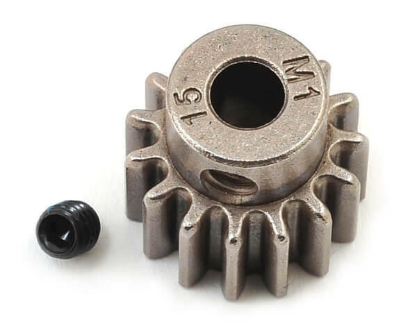 Pignon moteur 15 dts - 1.0 metric pitch - 5 mm - Traxxas 6487X - Breizh Modélisme.