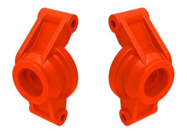 Porte-fusées d'essieu rouge (paire) Mini Maxx - Traxxas 10752-RED - Breizh Modélisme.