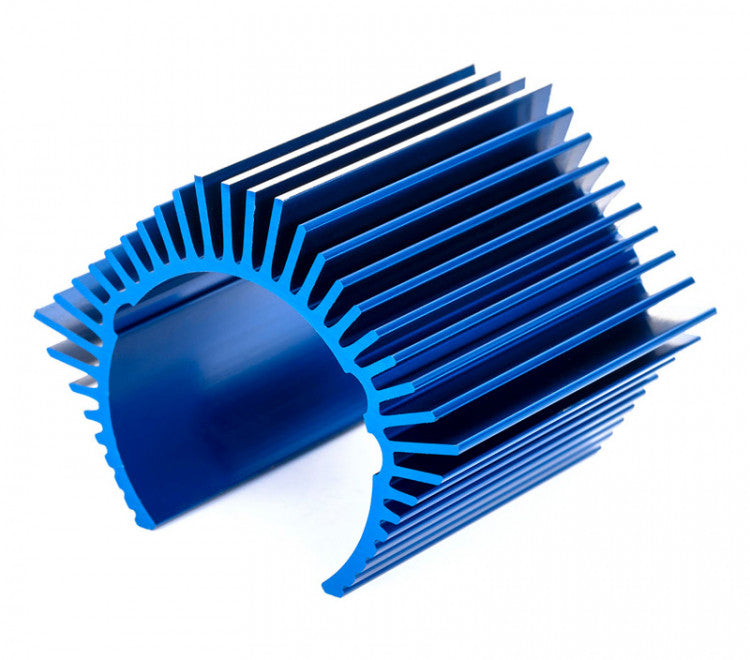 Radiateur moteur low profil velineon 1200XL Alu anodisé Bleu Traxxas 3362 - Breizh Modélisme.