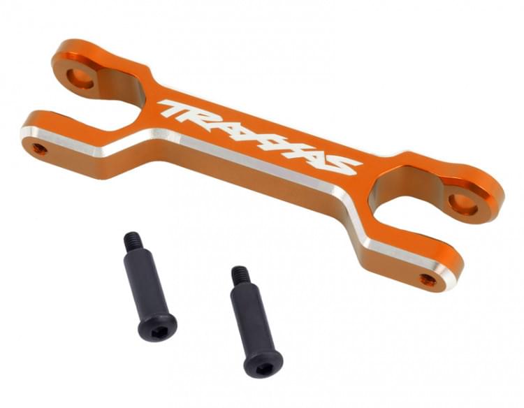 Renvoi de sauve-servo Alu anodisé orange Traxxas 7879 - Breizh Modélisme.