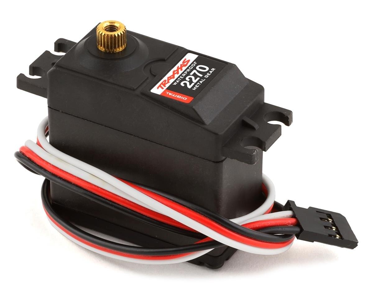Servo Traxxas 2270 High Torque 17kg Digital étanche, pignons métal - Breizh Modélisme.