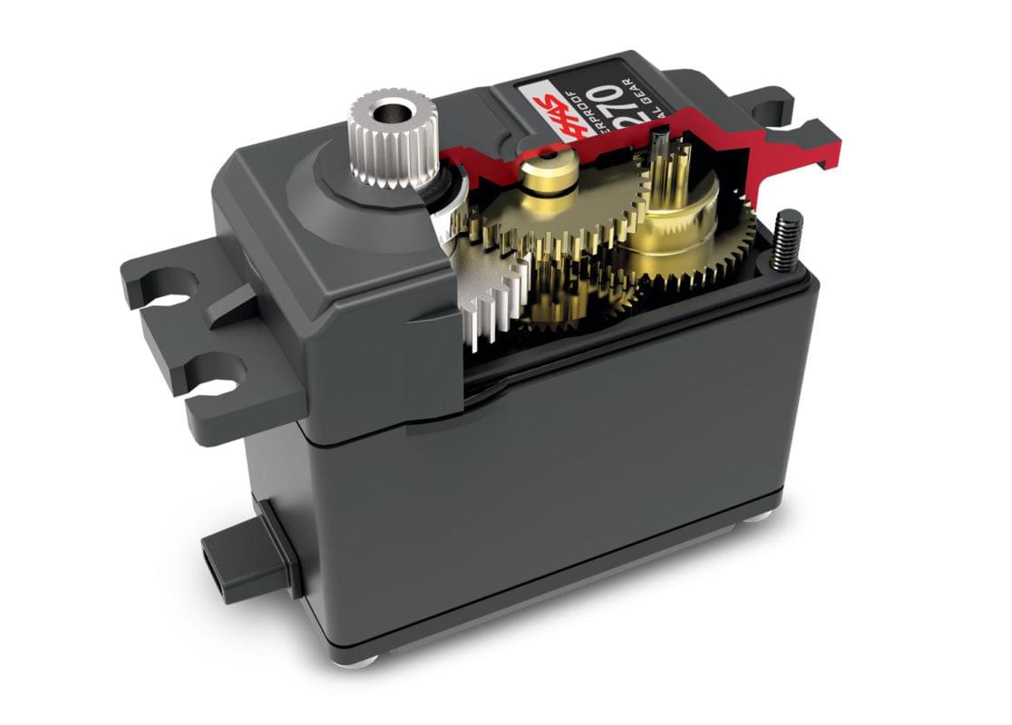 Servo Traxxas 2270 High Torque 17kg Digital étanche, pignons métal - Breizh Modélisme.