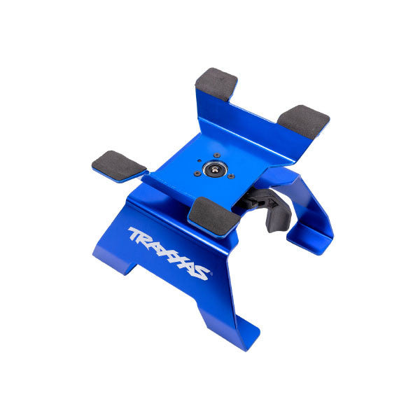Stand pour voiture 1/10 et 1/8 bleu - Traxxas 8796 - Breizh Modélisme.