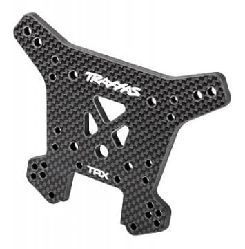 Tour d'amortisseurs en fibre de carbone pour Traxxas Sledge - 9641 - Breizh Modélisme.